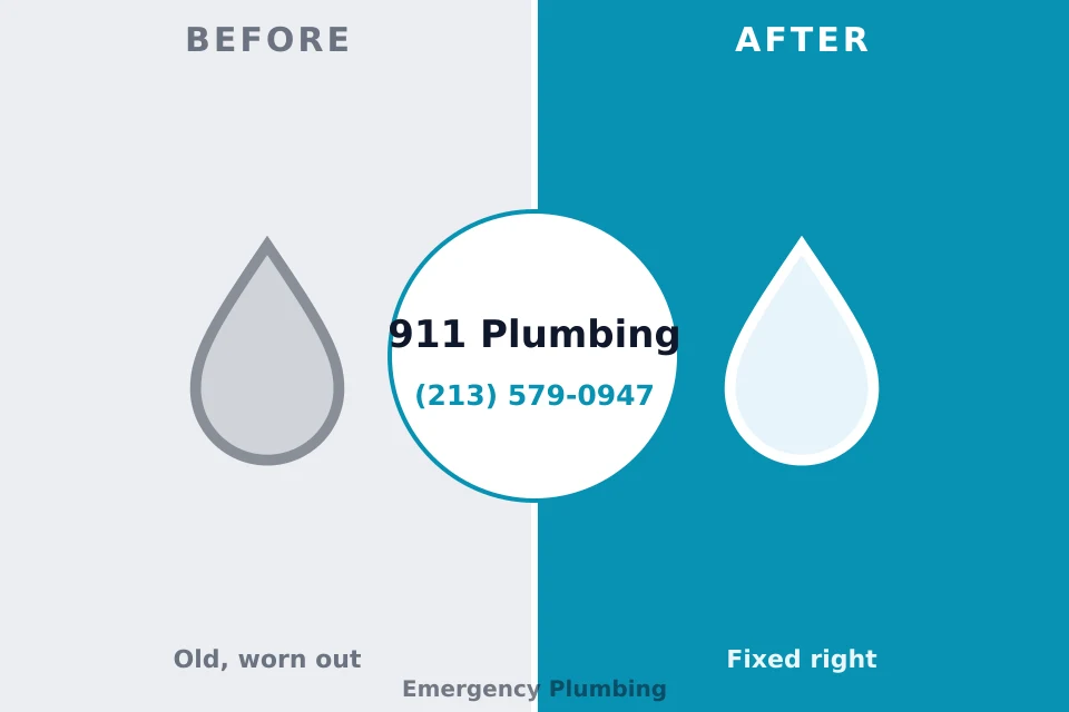Before and after: plumbing company Mobile, AL